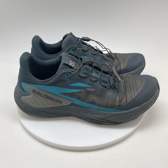 Salomon Other - Salomon Sneakers Mens 8.5 Genesis 474430 Blue Athletic Hiking Running Shoes